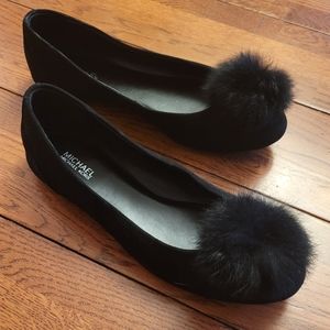 Michael Kors Remi Ballet Flats with Pompoms PRICE DROP!